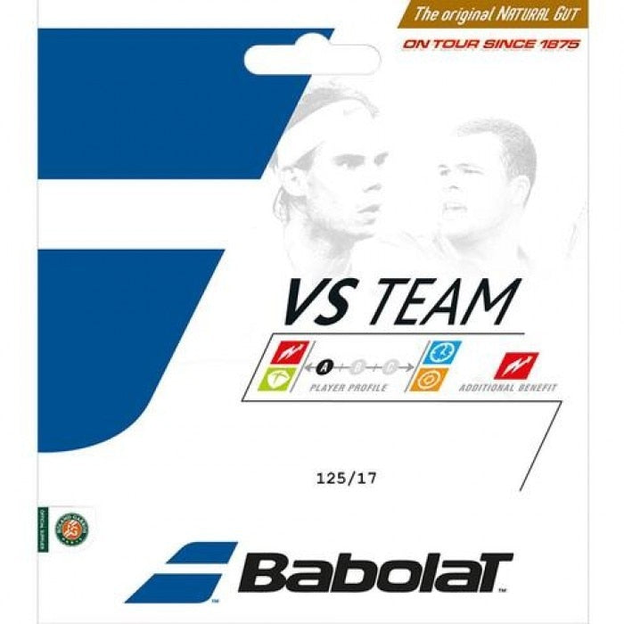 Babolat VS Team Natural Gut 17g Tennis String Set