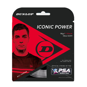 Dunlop Iconic Power 18G Squash String Set