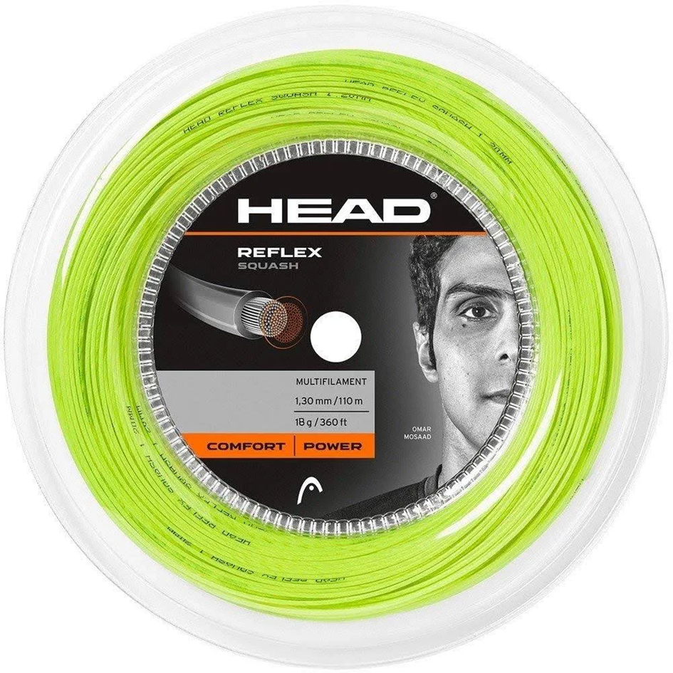 Head Reflex Squash String 18G 110m Reel