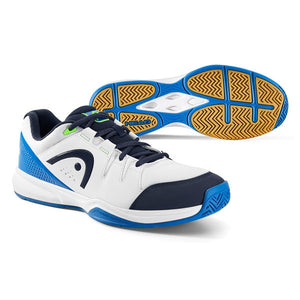 HEAD Grid 3.0 White/Blue Indoor Court Shoes