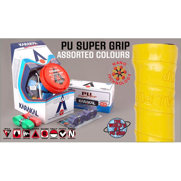 Karakal PU Supergrip - Box of 24 Assorted Colours