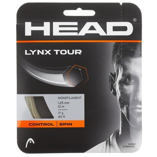 Head Lynx Tour 17 Gauge Grey Tennis String Set