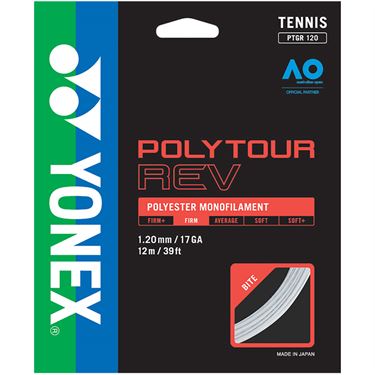 Yonex Poly Tour Rev White Tennis 17G String Set