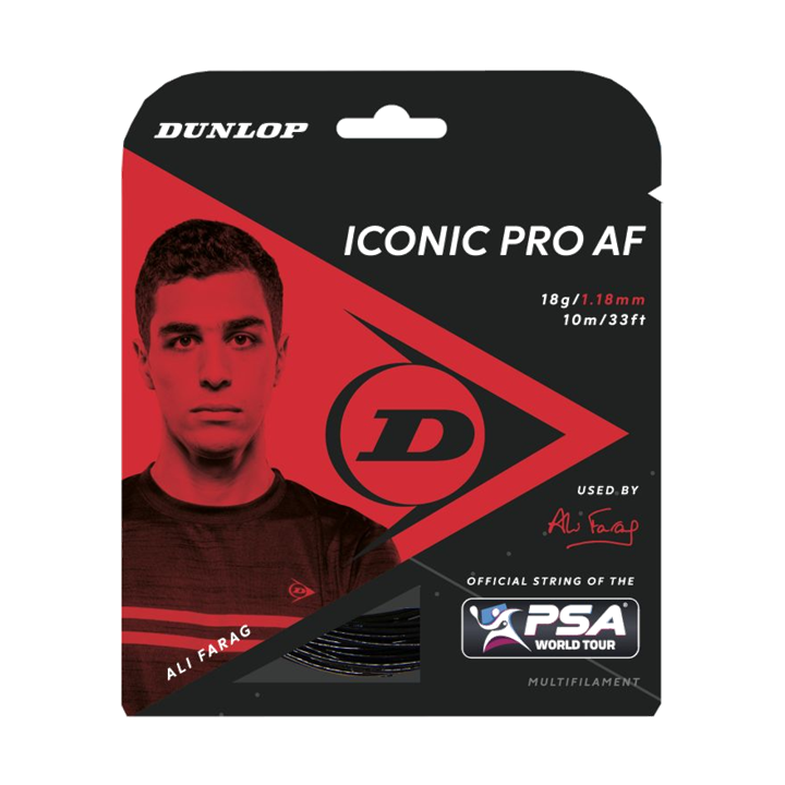 Dunlop Iconic Pro AF 18G Squash String Set