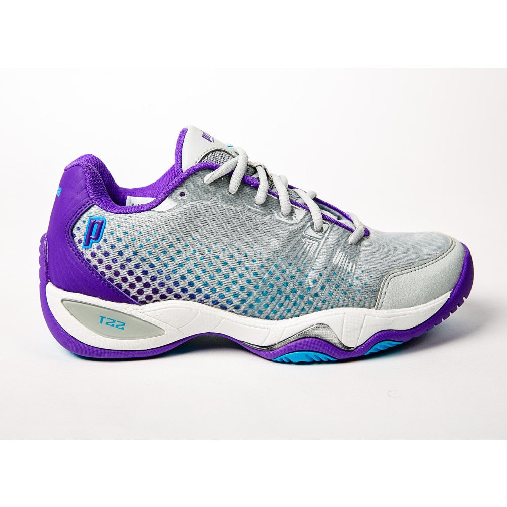 Prince T22 Lite Grey/Purple/Blue Women's Tennis Shoes