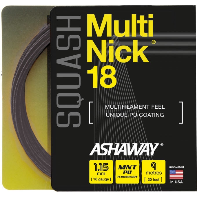 Ashaway MultiNick 18g Squash String Set
