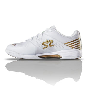 Salming Viper 5 White / Gold Women's Indoor Court Shoes