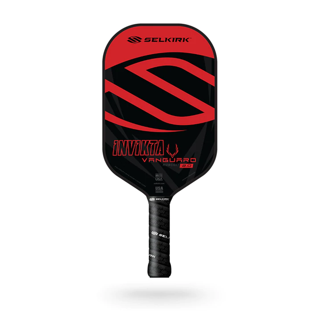 Selkirk Vanguard 2.0 Invikta Crimson Black Pickleball Paddle