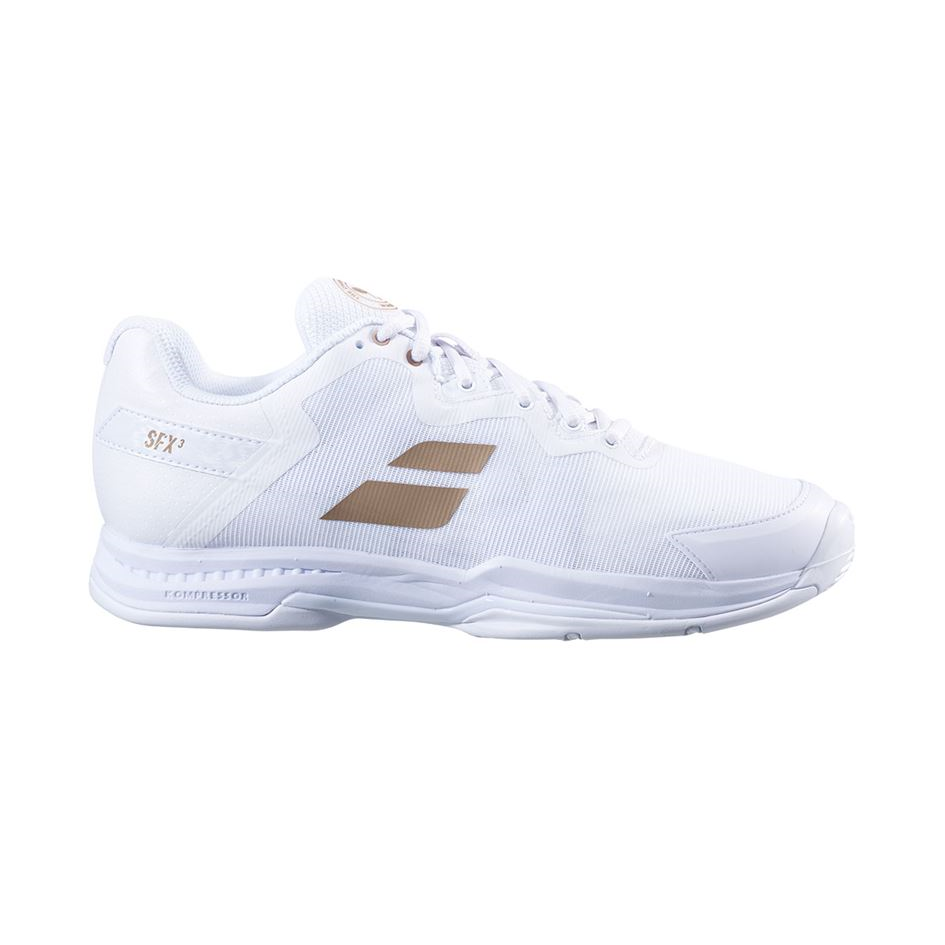 Babolat SFX3 Wimbledon White & Gold Men's Tennis Shoes