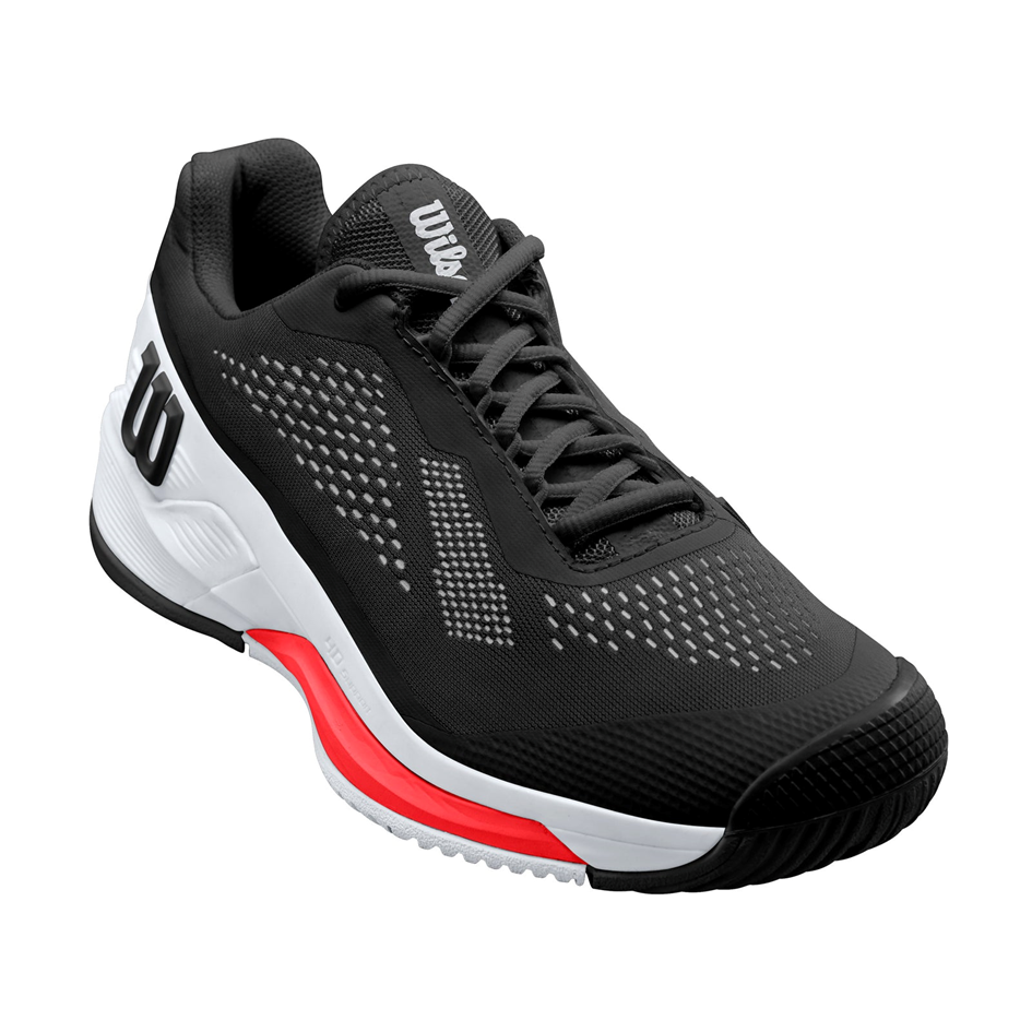 Wilson Rush Pro 4.0 Black/White/Poppy Men's Tennis Shoes