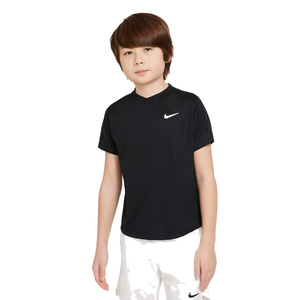 Nike Court Dri-FIT Victory Boy's University Black Tennis Top
