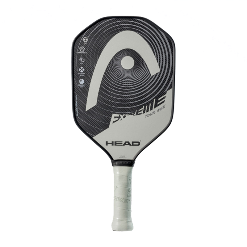 Head Extreme Tour Max Silver Pickleball Paddle Angle