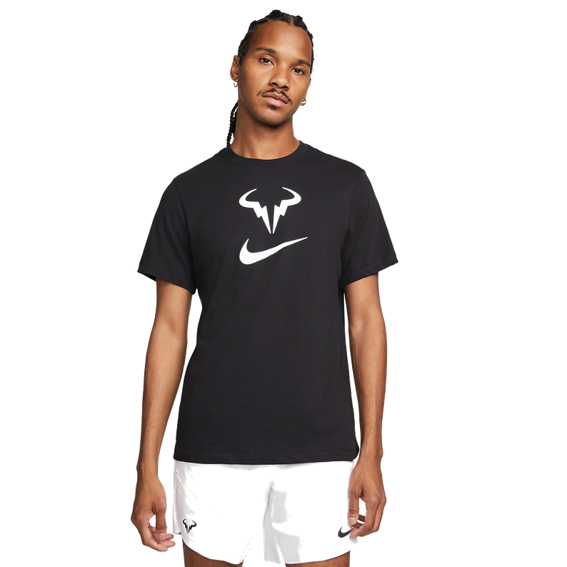 NikeCourt Dri-Fit Rafa Men's Black Tennis T-Shirt