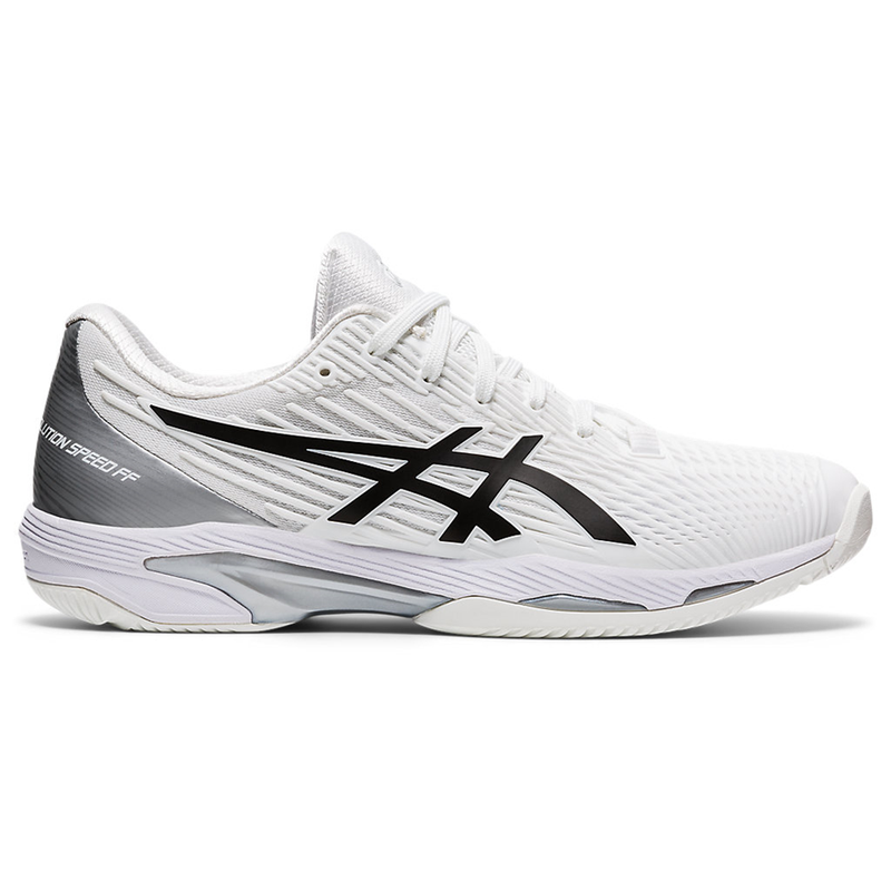 Asics Solution Speed FF 2 White/Black Men's Tennis Shoes