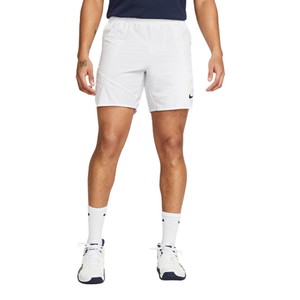 NikeCourt Dri-Fit Advantage 7" Men's White Tennis Shorts