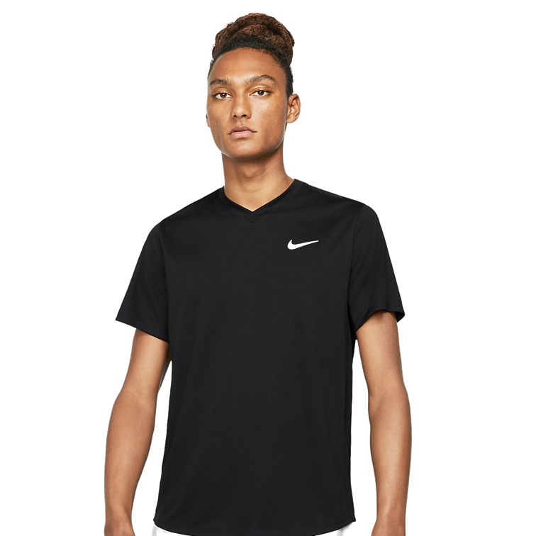 NikeCourt Dri-Fit Victory Men's Black Tennis Top