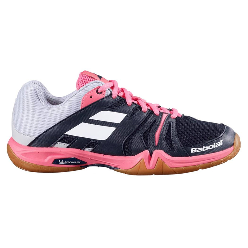 Babolat Shadow Team Black & Pink Women's Indoor Court Shoes (2022)