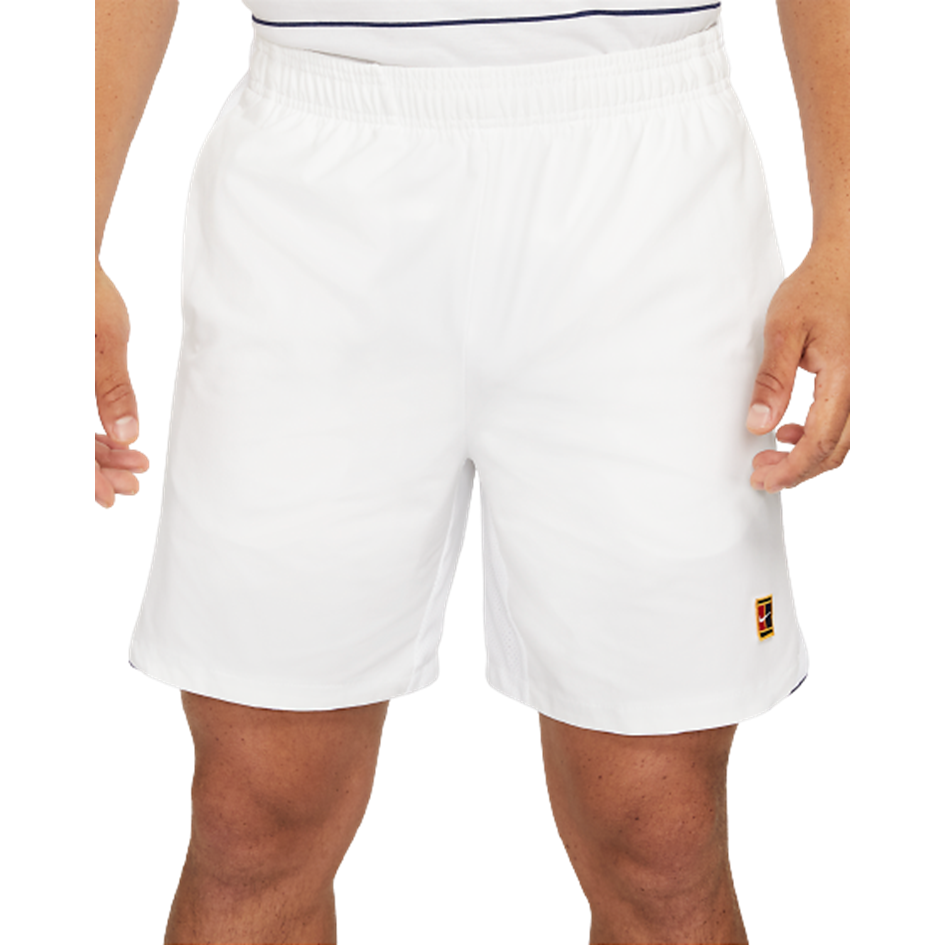 NikeCourt Dri-FIT Slam White Men's Tennis Shorts Close up
