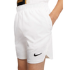 NikeCourt Victory Flex Ace Boys' White & Black Tennis Short Side