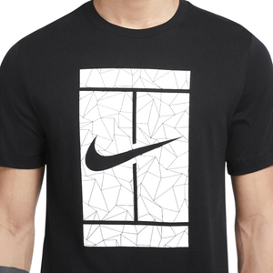 NikeCourt Seasonal Men's Black Tennis T-Shirt