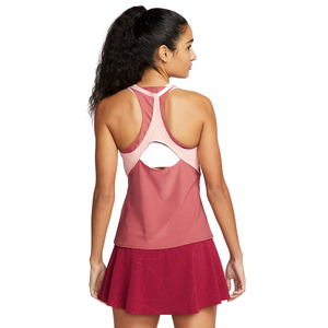 NikeCourt Dri-FIT Advantage Novelty Pink & White Women's Tennis Tank