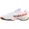 Babolat Shadow Tour White & Light Grey Men's Indoor Court Shoes
