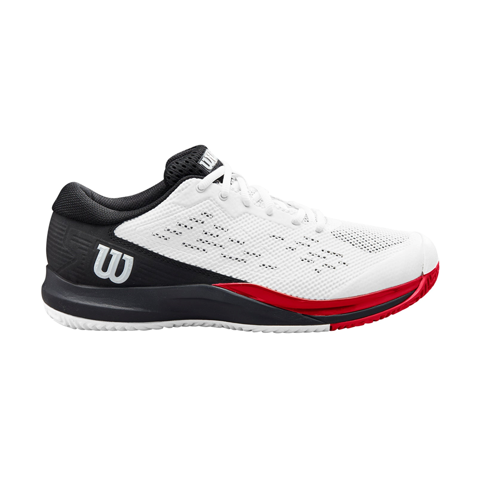 Wilson Rush Pro Ace White/Black/Poppy Men's Tennis Shoes – Control