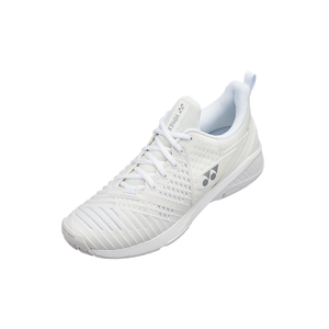 Yonex Power Cushion Sonicage 3 White & Silver Women's Tennis Shoes