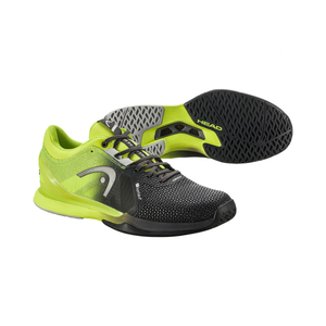 Head Sprint Pro 3.0 SF Black & Lime Men's Tennis Shoes (2022)