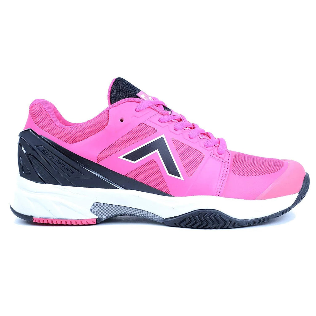 Tyrol Striker Fluorescent Pink/Black Women's Pickelball Indoor Court Shoes