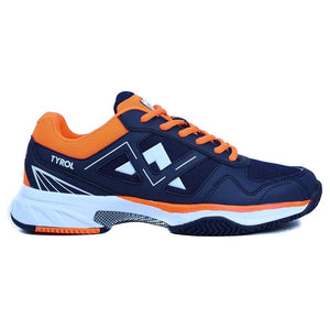 Tyrol Volley Navy/Orange Men's Pickleball Indoor Court Shoes