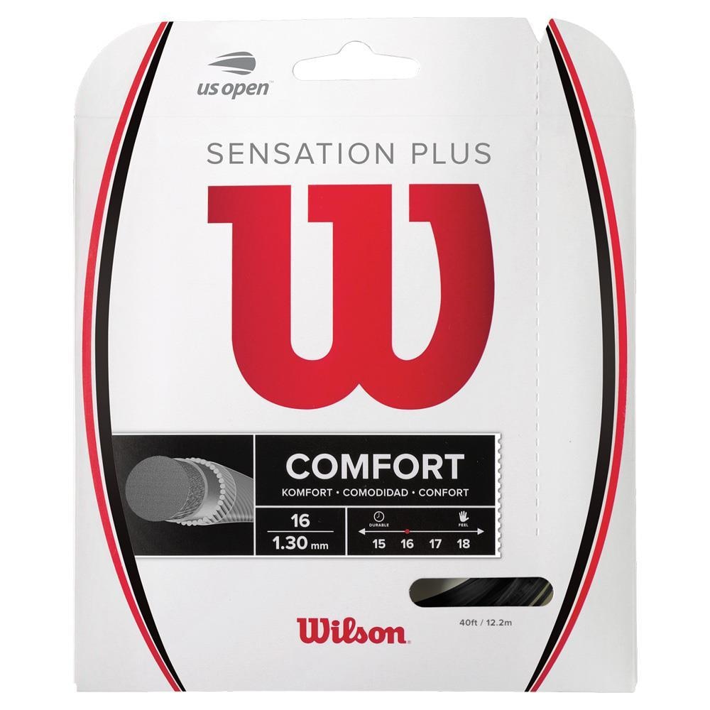 Wilson Sensation Plus 16g Tennis String Set Black