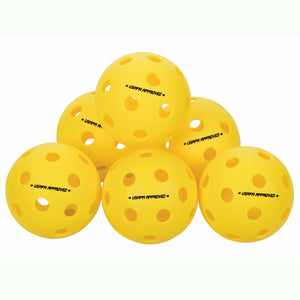 Onix Fuse Yellow Indoor Pickleball (6 Pack)
