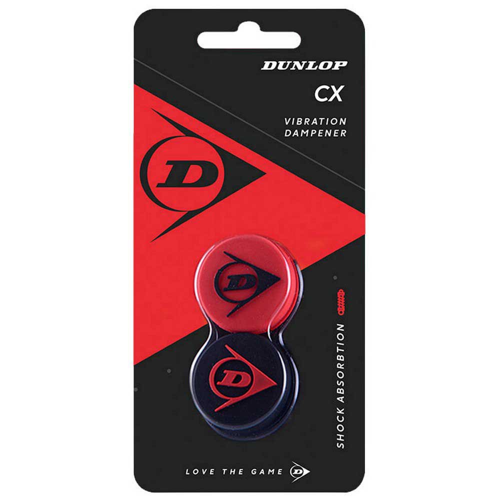 Dunlop CX Red & Black Tennis Dampeners (2-pack)