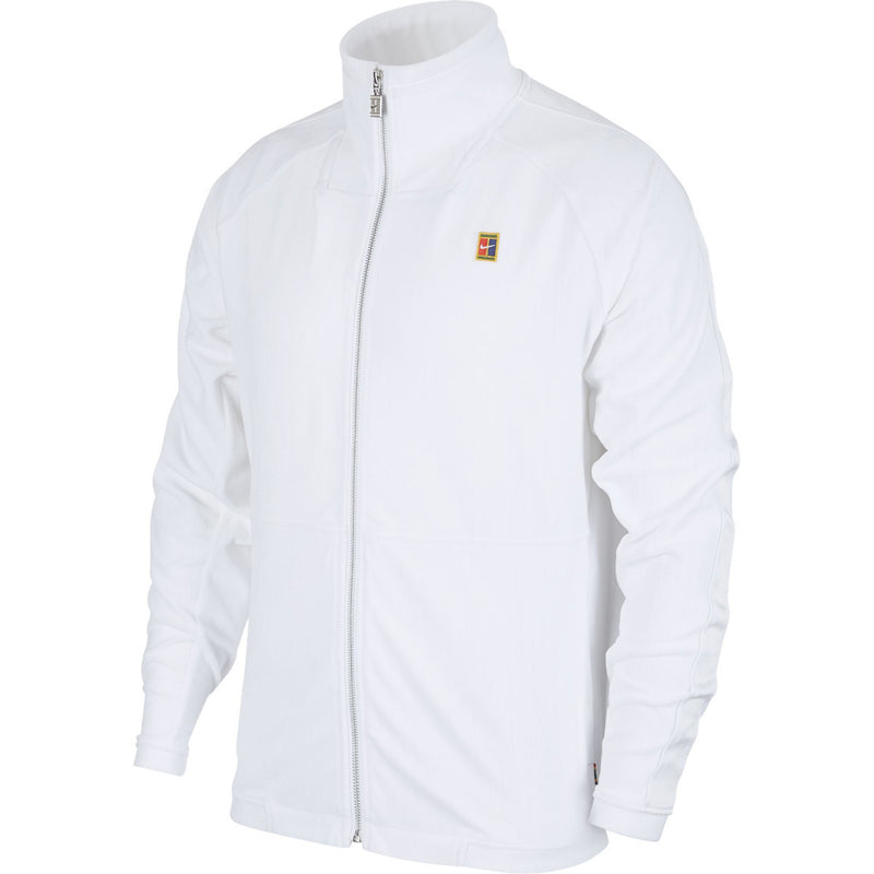 NikeCourt White Men's Tennis Jacket Model