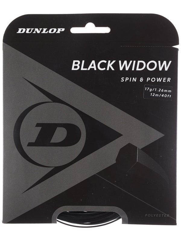 Dunlop Black Widow 17g / 1.26mm Tennis String Set