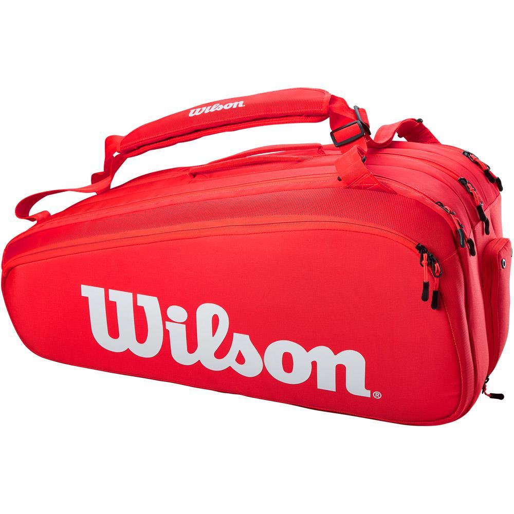 Wilson Super Tour 15 Pack Red Tennis Bag