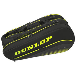 Dunlop D Tac SX Performance 8 Racquet Thermo Bag Black/Yellow - Side