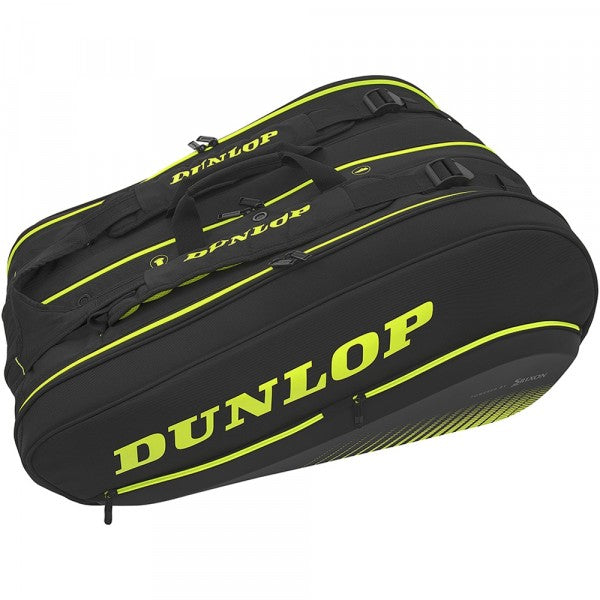 Dunlop D Tac SX Performance 12 Racquet Thermo Bag Black/Yellow - Main