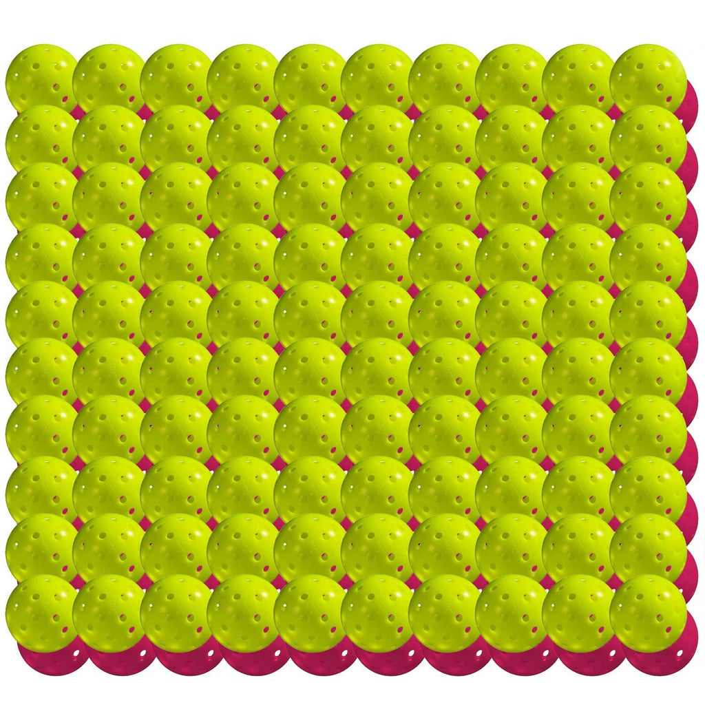 Franklin X-40 Outdoor Pickleball Optic Yellow 100 Pack
